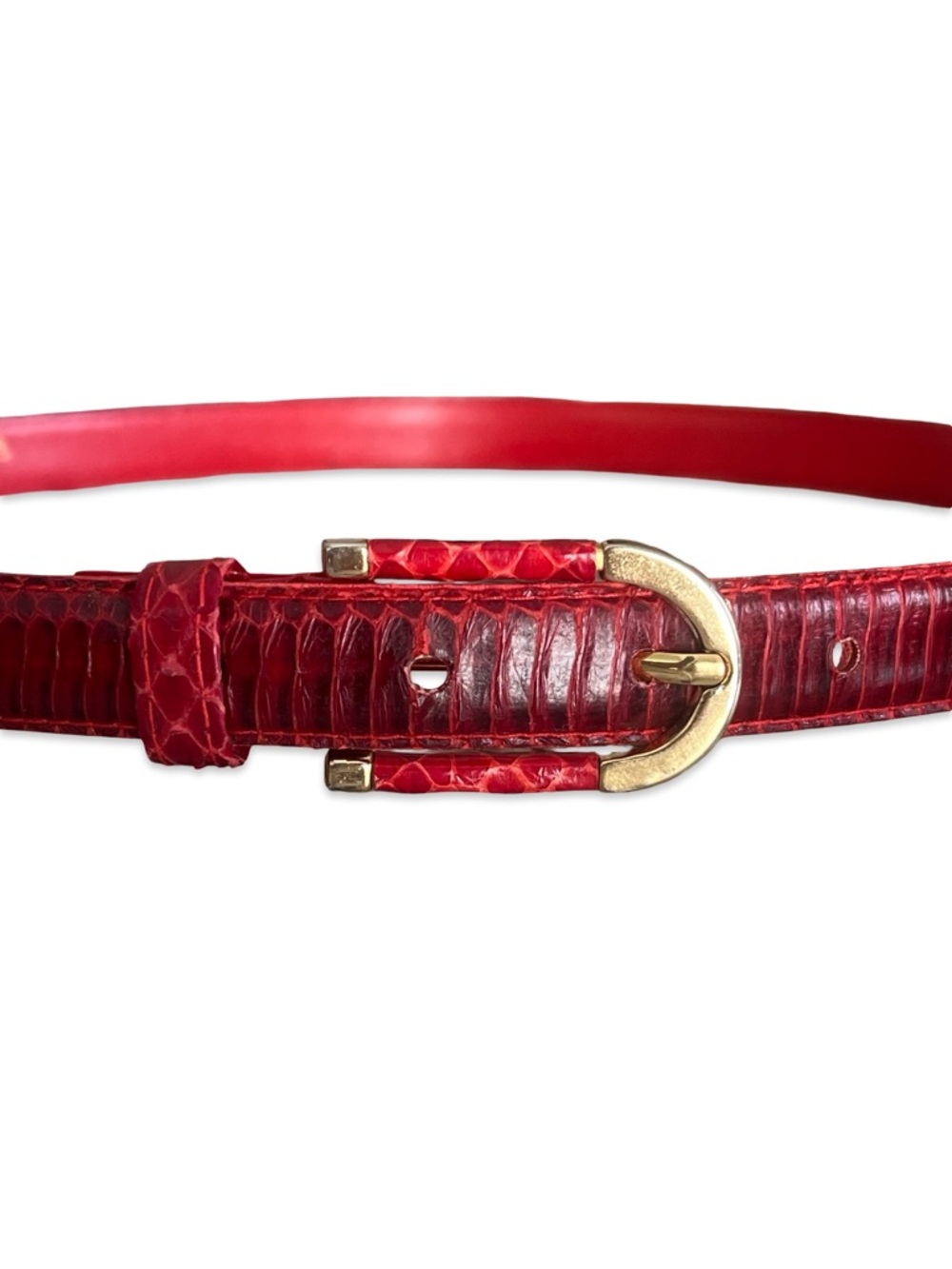 Genuine Snakeskin Leather Belt made in Taiwan
